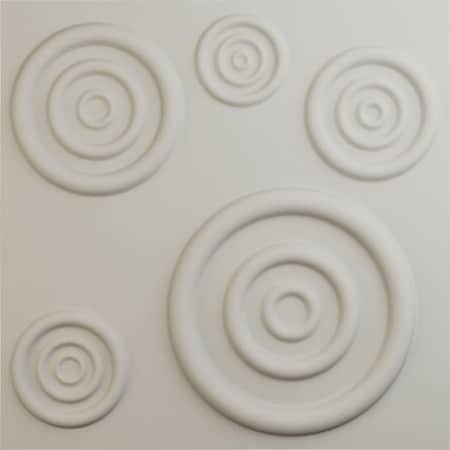 Ekena Millwork 19 5/8in. W x 19 5/8in. H Reece EnduraWall Decorative 3D Wall Panel Covers 2.67 Sq. Ft. WP20X20REGBW